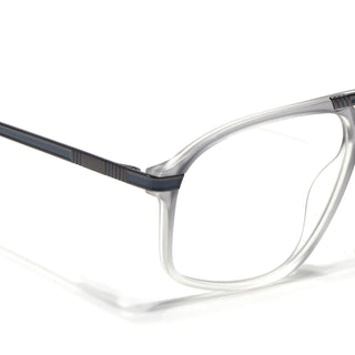 EyeJack Titex Matt Grey Aviator Eyeglasses for Men & Women (18906CL297-C6)