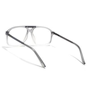 EyeJack Titex Matt Grey Aviator Eyeglasses for Men & Women (18906CL297-C6)