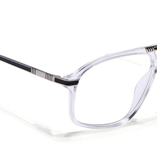 EyeJack Titex Transparent Aviator Eyeglasses for Men & Women (18906CL298-C7)