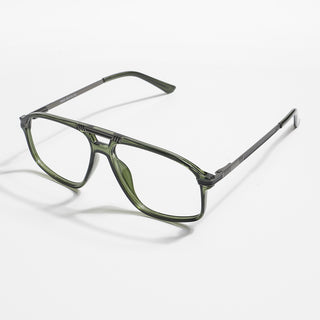 EyeJack Titex Green Aviator Eyeglasses for Men & Women (18906CL300-C9)