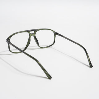 EyeJack Titex Green Aviator Eyeglasses for Men & Women (18906CL300-C9)