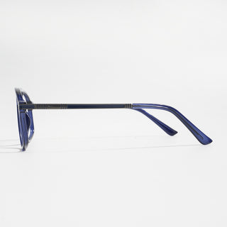 EyeJack Titex Blue Aviator Eyeglasses for Men & Women (18906CL301-C10)