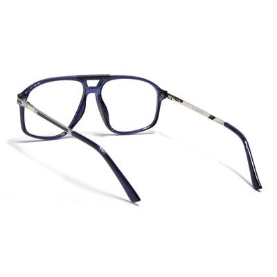 EyeJack Titex Blue Aviator Eyeglasses for Men & Women (18906CL301-C10)