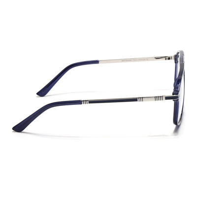 EyeJack Titex Blue Aviator Eyeglasses for Men & Women (18906CL301-C10)