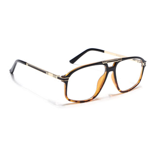 EyeJack Titex Demi Brown Aviator Eyeglasses for Men & Women (18906CL302-C11)