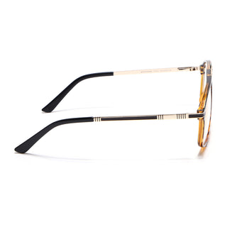 EyeJack Titex Demi Brown Aviator Eyeglasses for Men & Women (18906CL302-C11)