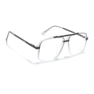 EyeJack Titex Matt Grey Wayfarer Eyeglasses for Men & Women (18907CL308-C6)
