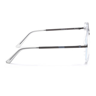 EyeJack Titex Matt Grey Wayfarer Eyeglasses for Men & Women (18907CL308-C6)