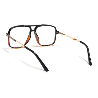 EyeJack Titex Demi Brown Wayfarer Eyeglasses for Men & Women (18907CL313-C11)