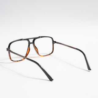 EyeJack Titex Demi Brown Wayfarer Eyeglasses for Men & Women (18907CL313-C11)