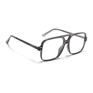 EyeJack Titex Shine Grey Wayfarer Eyeglasses for Men & Women (18909CL329-C5)