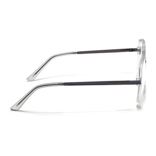 EyeJack Titex Matt Grey Wayfarer Eyeglasses for Men & Women (18909CL330-C6)