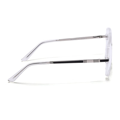 EyeJack Titex Transparent Wayfarer Eyeglasses for Men & Women (18909CL331-C7)