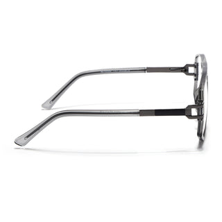 EyeJack Titex Shine Grey Wayfarer Eyeglasses for Men & Women (18910CL340-C5)