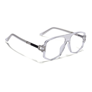EyeJack Titex Transparent Wayfarer Eyeglasses for Men & Women (18910CL342-C7)