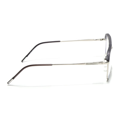 Eyejack Aura Grey & Silver Wayfarer Eyeglasses for Men & Women (19005FCL1971-C2)