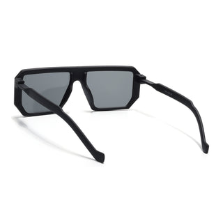 Eyejack Black Square Sunglasses for Men & Women (1904CL1032)