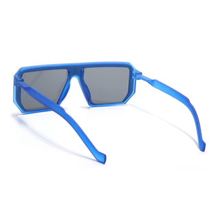 Eyejack Blue Square Sunglasses for Men & Women (1904CL1033)