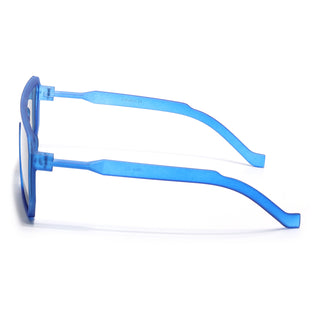 Eyejack Blue Square Sunglasses for Men & Women (1904CL1033)