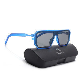 Eyejack Blue Square Sunglasses for Men & Women (1904CL1033)