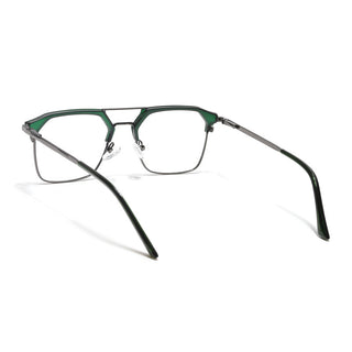 Eyejack Turbo Green & Black Wayfarer Eyeglasses for Men & Women