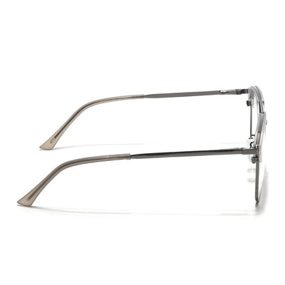 Eyejack Turbo Light Grey & Black Wayfarer Eyeglasses for Men & Women