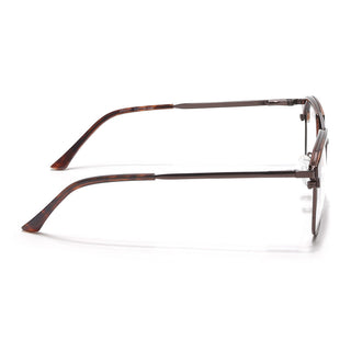 Eyejack Turbo Demi Brown Wayfarer Eyeglasses for Men & Women