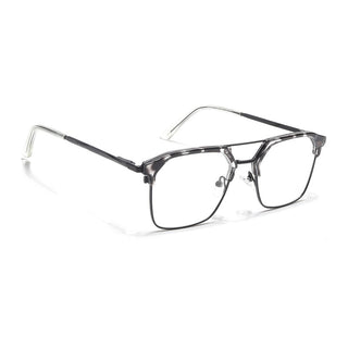 Eyejack Turbo Black & White Wayfarer Eyeglasses for Men & Women