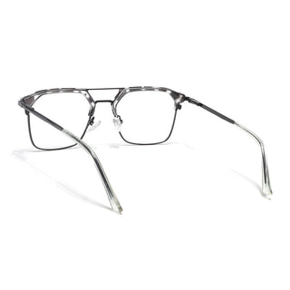 Eyejack Turbo Black & White Wayfarer Eyeglasses for Men & Women