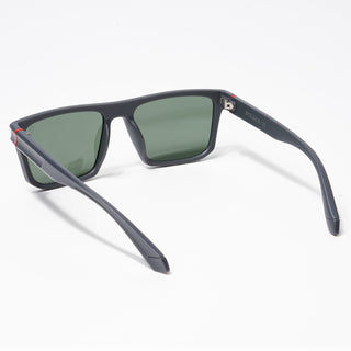 Eyejack Wayfarer Polarized Sunglasses for Men & Women (Green Lens | Grey Frame - 20243PCL536-C3)