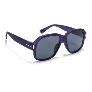 Eyejack Blue Wayfarer Sunglasses for Men & Women (21034CL1060)