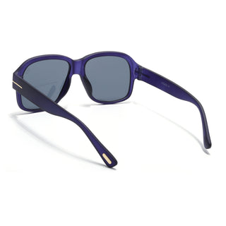 Eyejack Blue Wayfarer Sunglasses for Men & Women (21034CL1060)