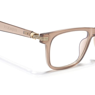 Eyejack Matt Brown Square Eyeglasses for Men & Women (2258FCL2152-C3)