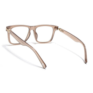 Eyejack Matt Brown Square Eyeglasses for Men & Women (2258FCL2152-C3)