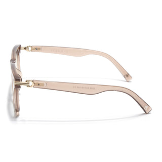 Eyejack Matt Brown Square Eyeglasses for Men & Women (2258FCL2152-C3)