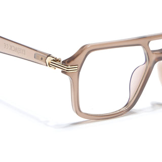 Eyejack Matt Brown Wayfarer Eyeglasses for Men & Women (2259FCL2155-C3)