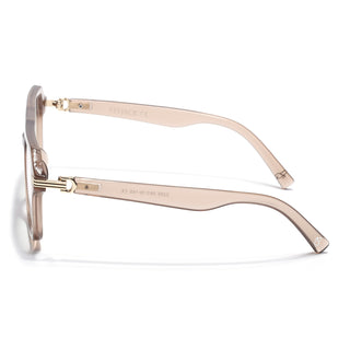 Eyejack Matt Brown Wayfarer Eyeglasses for Men & Women (2259FCL2155-C3)