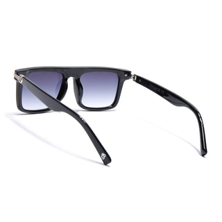 Eyejack Shine Black Rectangle Sunglasses for Men & Women (2261CL2148)