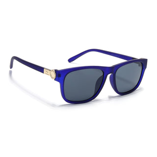 Eyejack Blue Wayfarer Sunglasses for Men & Women (2313CL1036)