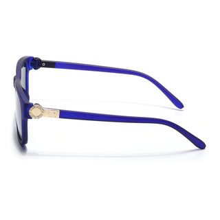 Eyejack Blue Wayfarer Sunglasses for Men & Women (2313CL1036)