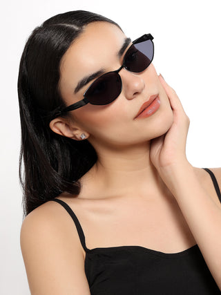 DIVA - Black Cateye Sunglasses for Women (2319CL2173)