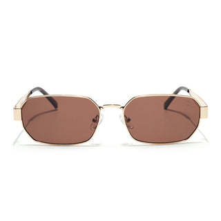 Alpha - Golden Rectangle Sunglasses I Brown Lens (2320CL2180)