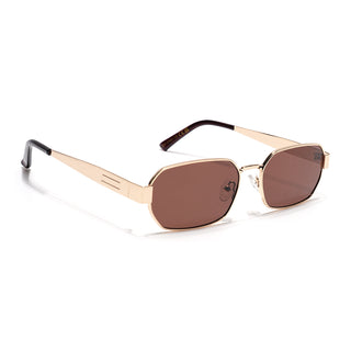 Alpha - Golden Rectangle Sunglasses I Brown Lens (2320CL2180)