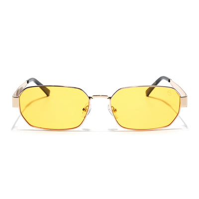 Alpha - Golden Rectangle Sunglasses I Yellow Lens (2320CL2181)