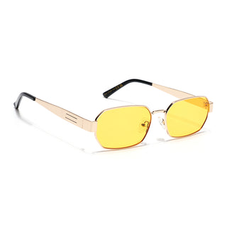 Alpha - Golden Rectangle Sunglasses I Yellow Lens (2320CL2181)