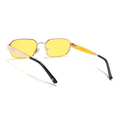 Alpha - Golden Rectangle Sunglasses I Yellow Lens (2320CL2181)