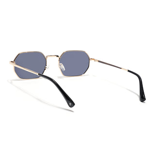 Auralis I Golden Hexagonal Sunglasses - (2321CL2184)