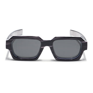 Eyejack Black & Grey Square Sunglasses for Men & Women (2434CL889)