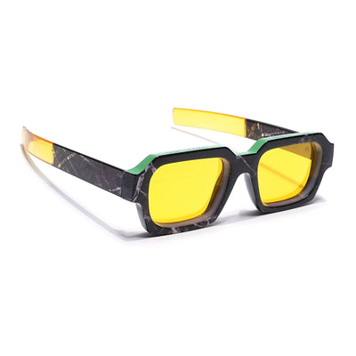 ONYX - Yellow & Black Square Sunglasses I 2434CL891