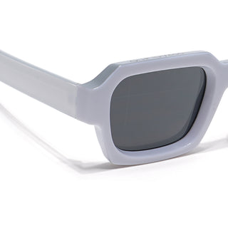 Eyejack White & Grey Square Sunglasses for Men & Women (2434CL892)